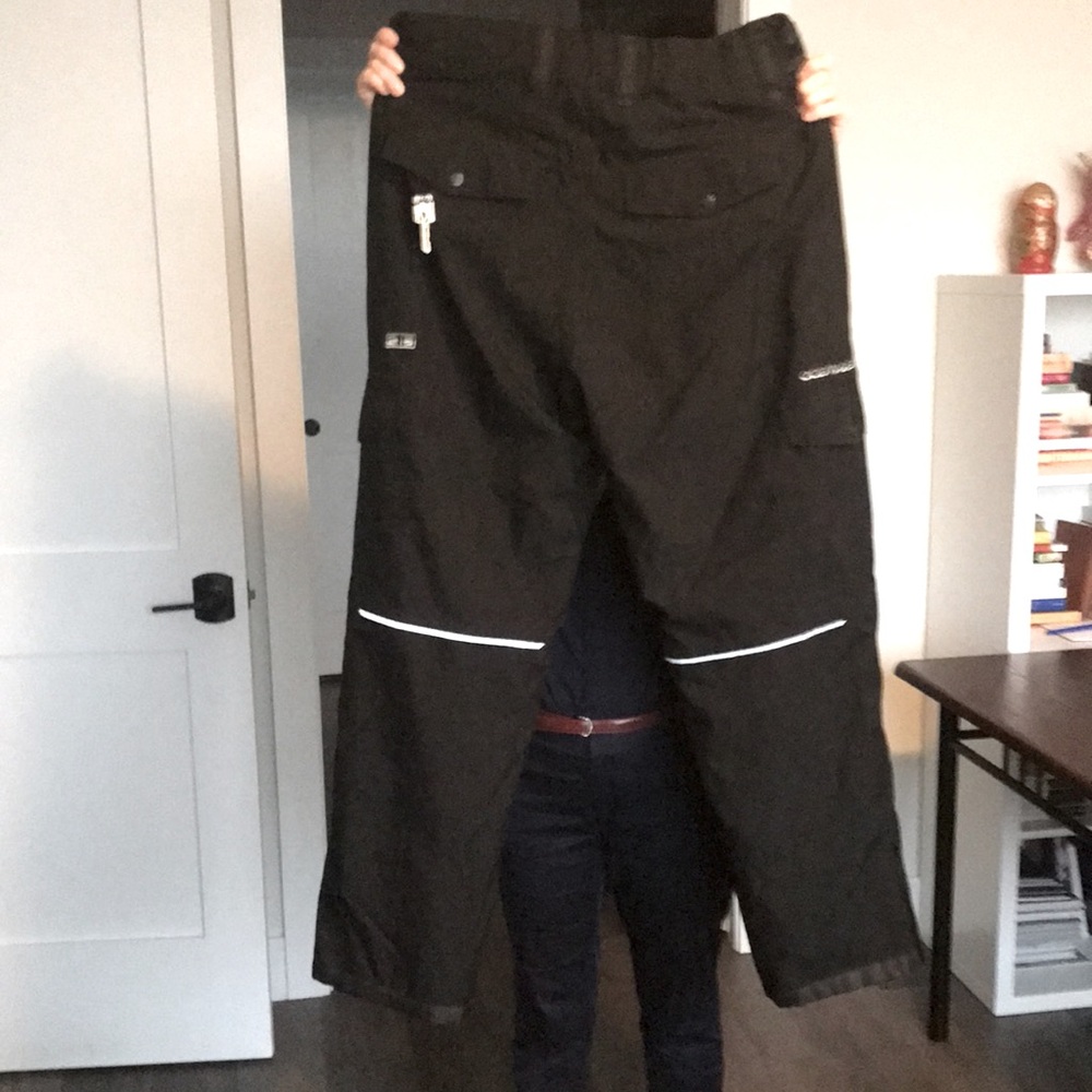 OCEAN & EARTH OE Pro Men's XL Snow Pants Black Waterproof Insulated Ski.